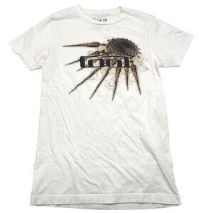 2023 Tool Fear Inoculum Tour Spike Spectre Graphic Print White T-shirt Women's M